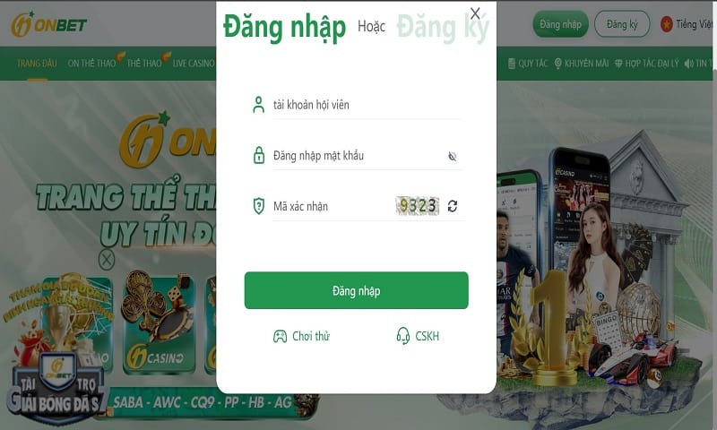 Link đăng nhập Onbet Casino an toàn hiện nay